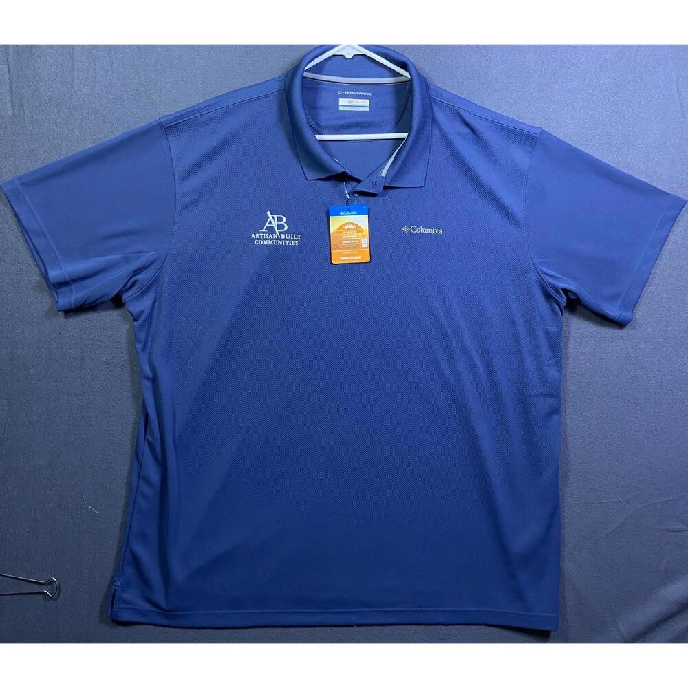 NEW Columbia Utilizer Polo Omni Shade Sportswear Sun Protection Shirt 3XL NWT